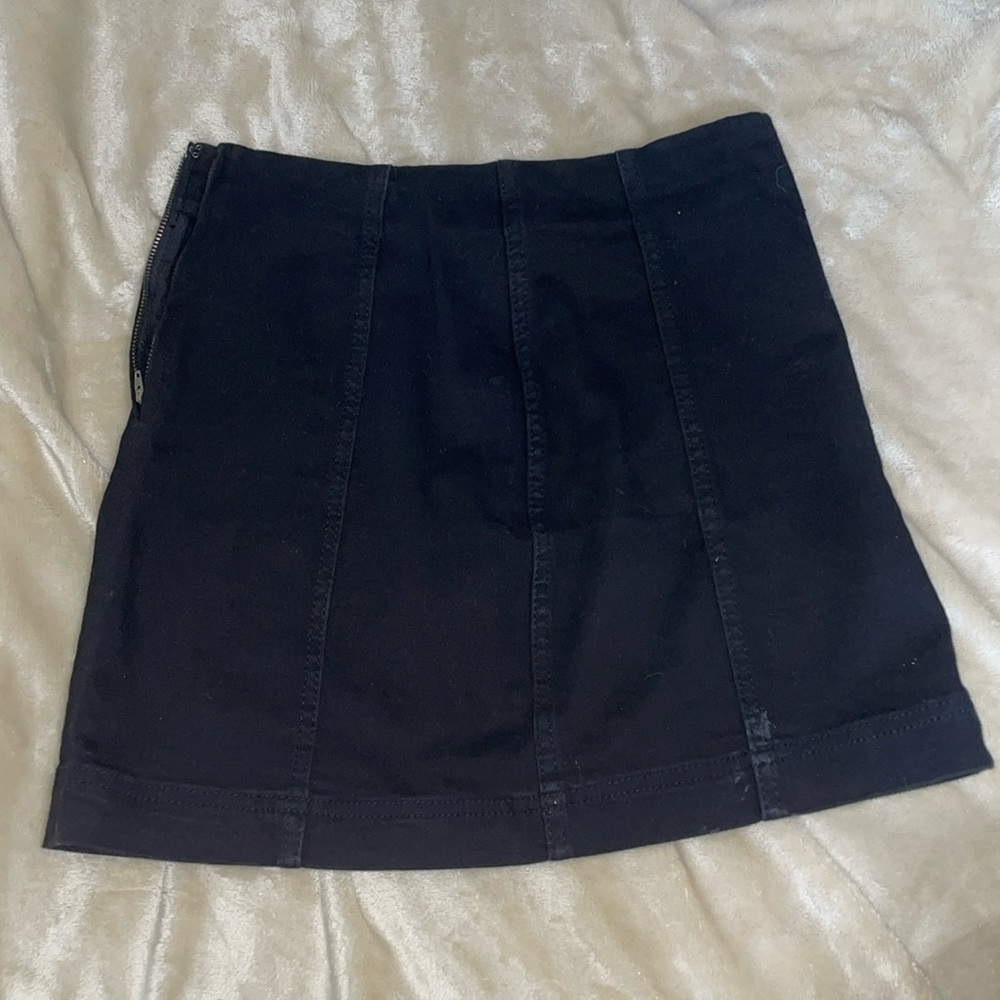 Black Denim Skirt Wild Fable